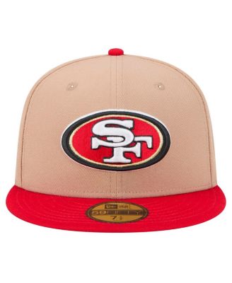 Men's Tan San Francisco 49ers Logo Main 59FIFTY Fitted Hat