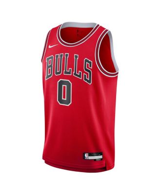 Big Boys and Girls Coby White Red Chicago Bulls Swingman Jersey - Icon Edition