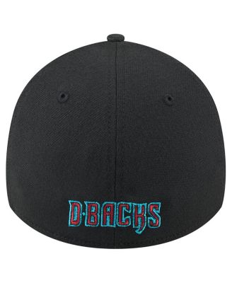 Men's Black Arizona Diamondbacks Logo 39THIRTY Flex Hat