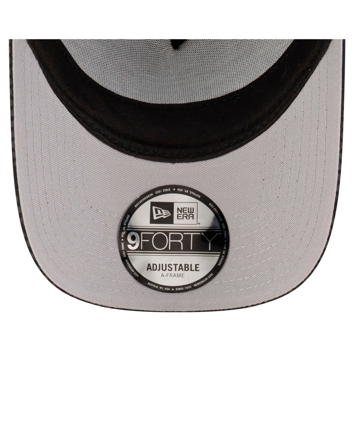New Era Men's Graphite Dallas Cowboys Midnight Ink Tonal A-frame 9forty Adjustable Hat In Graphite