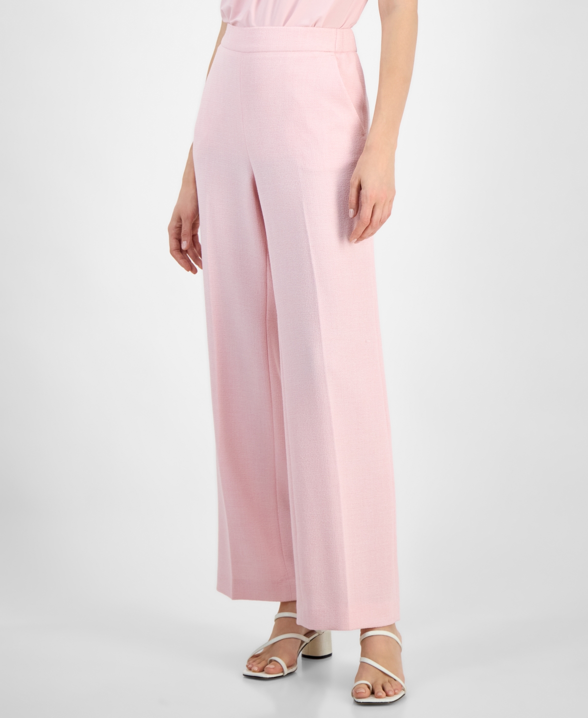 KASPER WOMEN'S PULL-ON STRAIGHT-LEG PANTS 