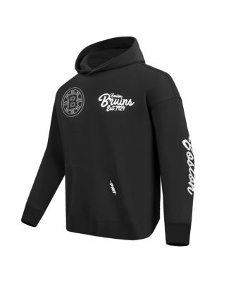 Men's Black Boston Bruins Paint the City Pullover Hoodie