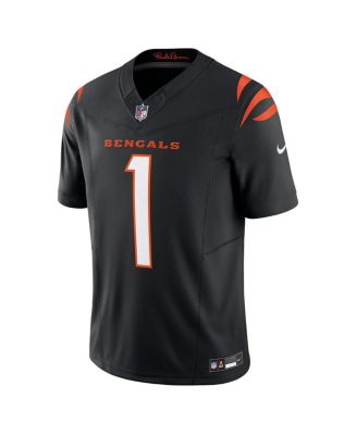 Men's Ja'Marr Chase Black Cincinnati Bengals Vapor F.U.S.E. Limited Jersey