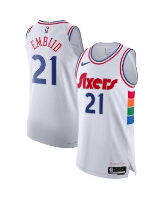 Nike - Men's Joel Embiid White Philadelphia 76ers 2024/25 Authentic Player Jersey - City Edition