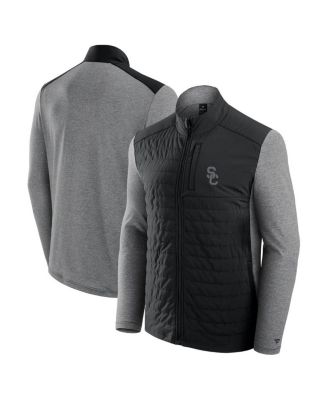 Fanatics - Men's Black USC Trojans Tonal Primary Logo Full-Zip Jacket