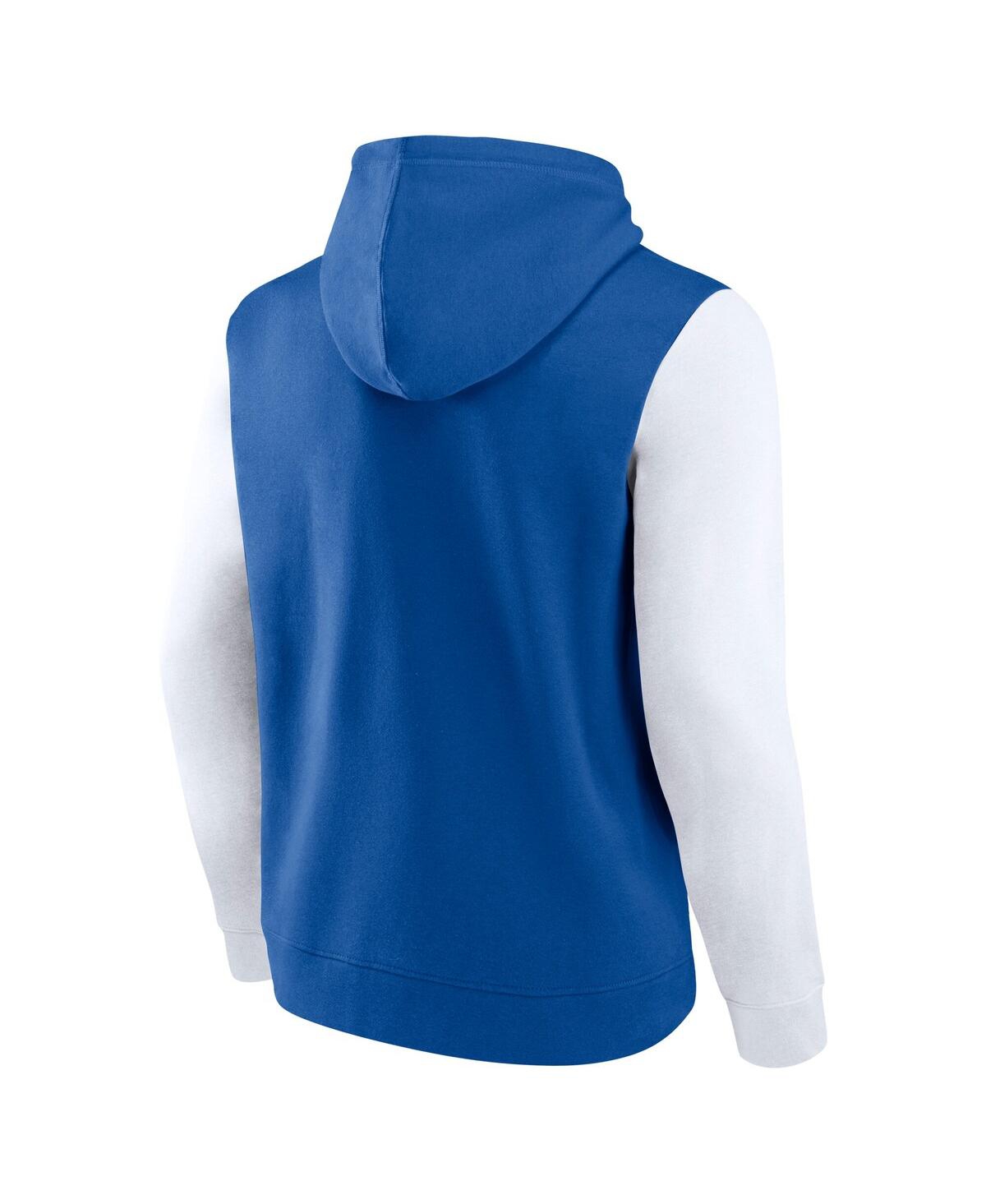 Fanatics Men's Royal Los Angeles Dodgers Outline Fleece Pullover Hoodie In Royal