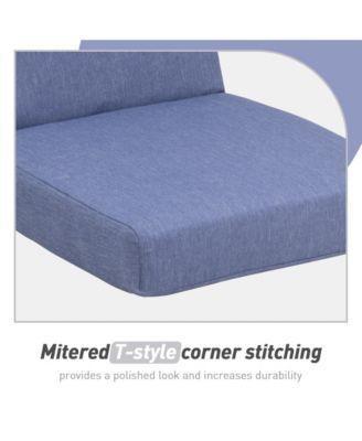 Outdoor Chair Cushion 20.5x20.5x4.33 inches Patio Furniture Seat Cushion - Set of 4