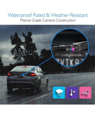 Car Backup Camera & Monitor Display Kit, 7'' Screen, Night Vision, Waterproof