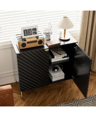 2 Door Locker Accent Cabinet