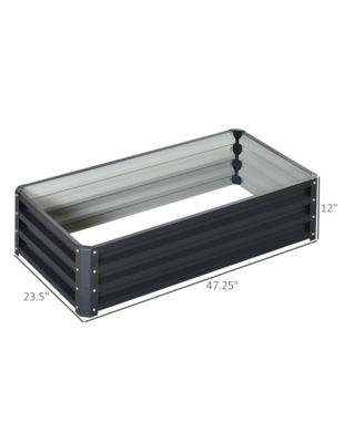 Raised Garden Bed Vegetable Planter Flower Gardening Box Patio