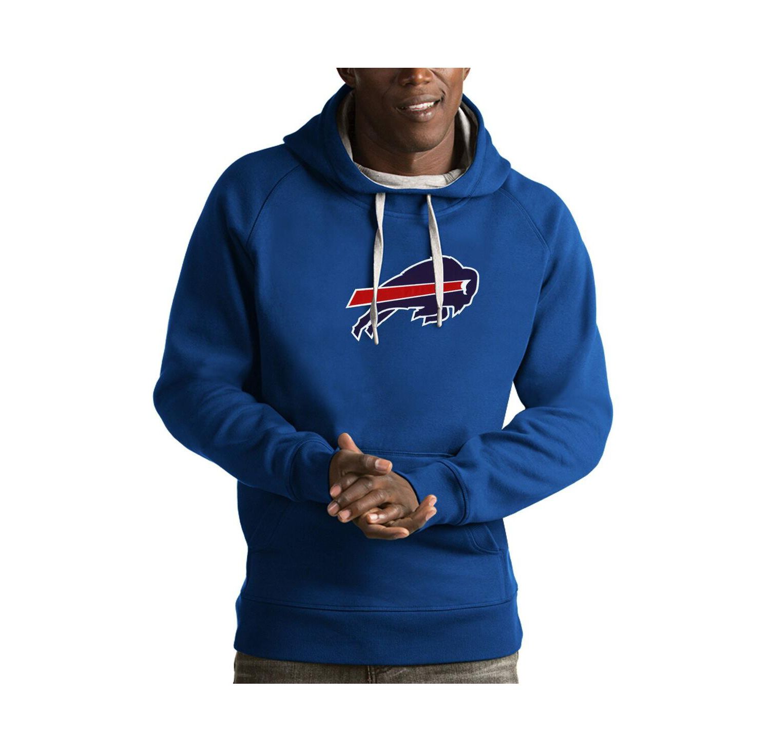 Men's Royal Buffalo Bills Victory Pullover Hoodie