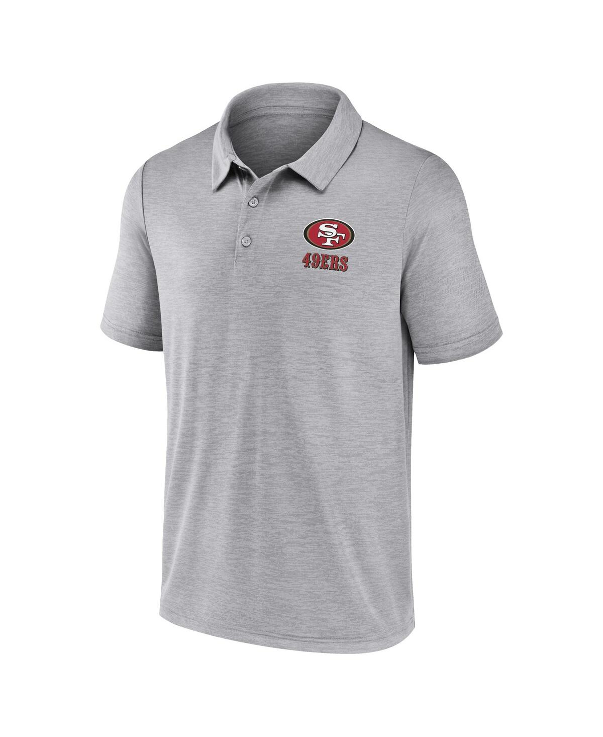 Fanatics Men's Gray Los Angeles Chargers Making Waves Polo Shirt In Gray