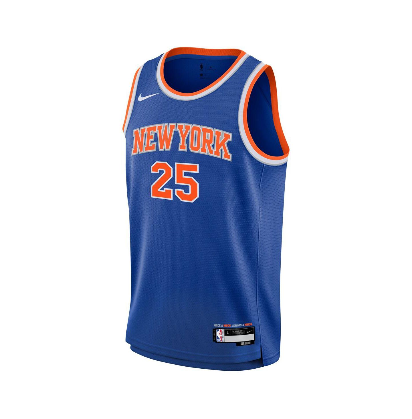 Детское джерси Nike Mikal Bridges New York Knicks Swingman Icon Edition, Blue — фото 2