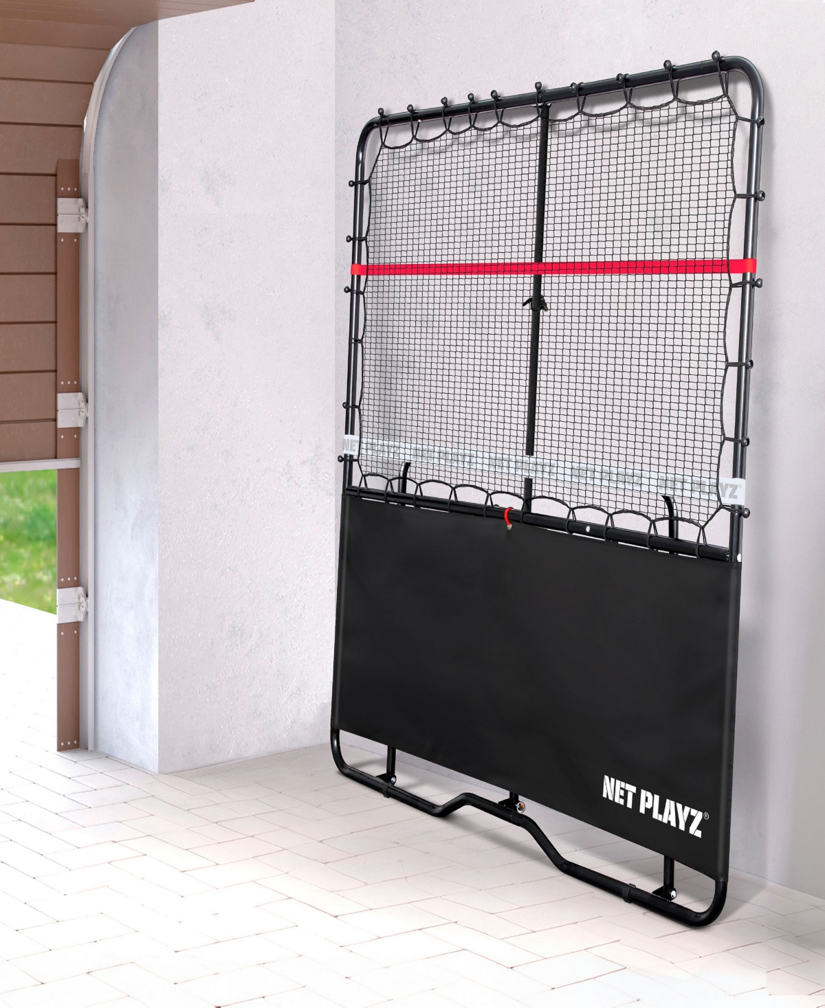 Net Playz 6' Pickleball Rebounder In Black