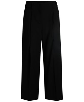 Women's Regular-Fit High-Waisted Trousers