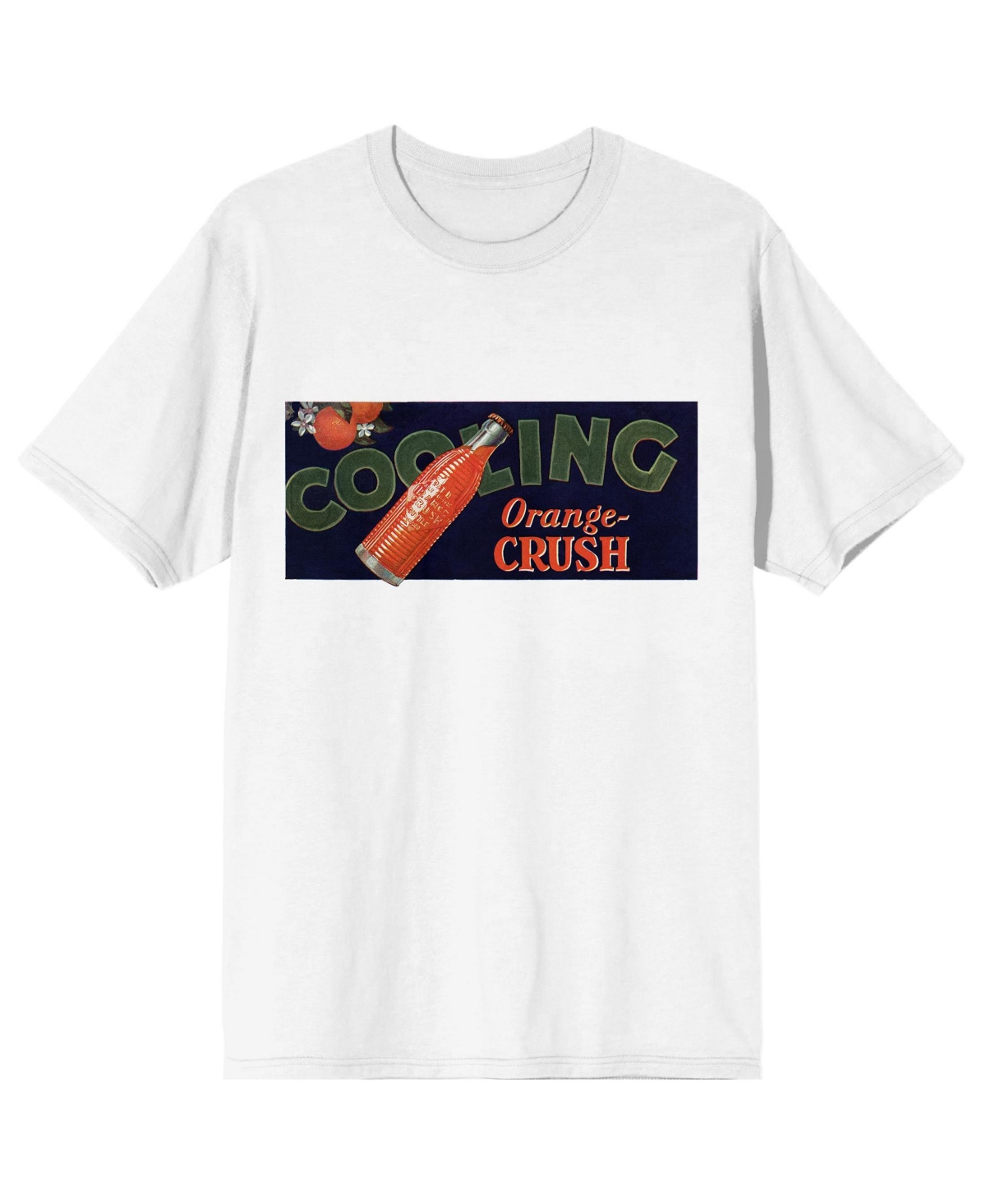 Men's Cooling White Graphic Tee-3XL - White