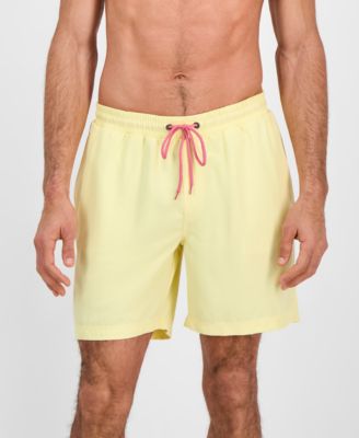 Club Room - Men's Quick-Dry Performance Solid 7" Swim Trunks