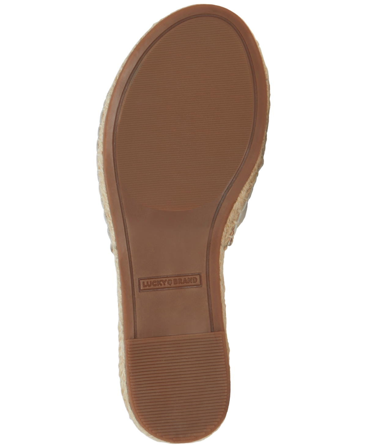 LUCKY BRAND WOMEN'S BIRICHA FLOWER FLAT SANDALS 