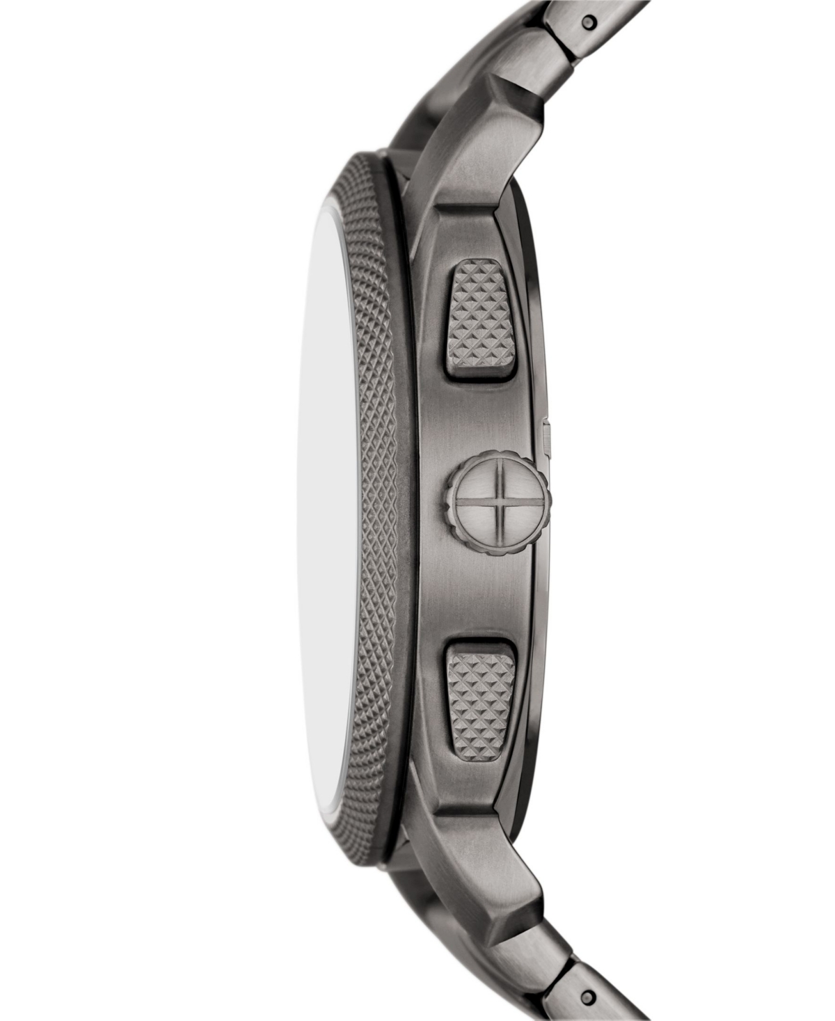 Fossil Men's Machine Chronograph Gunmetal Stainless-steel Watch, 44mm In Smoke