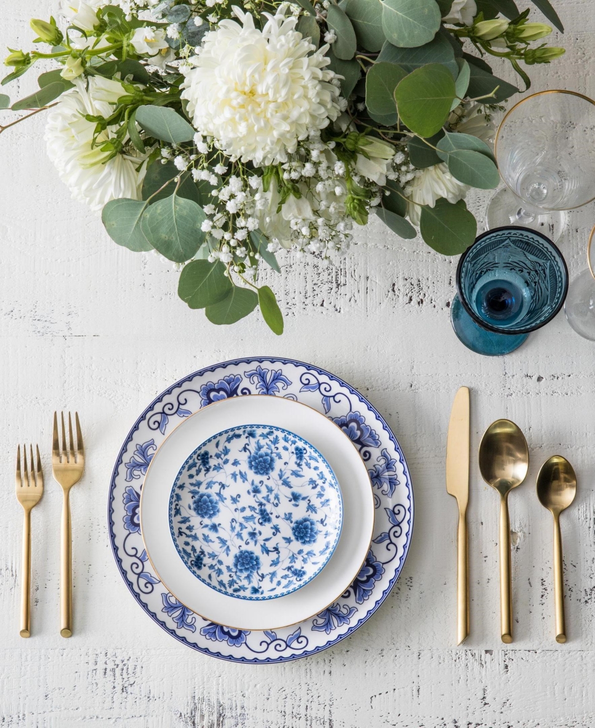 Fortessa Arezzo Brushed Gold 5pc Place Setting In Gold