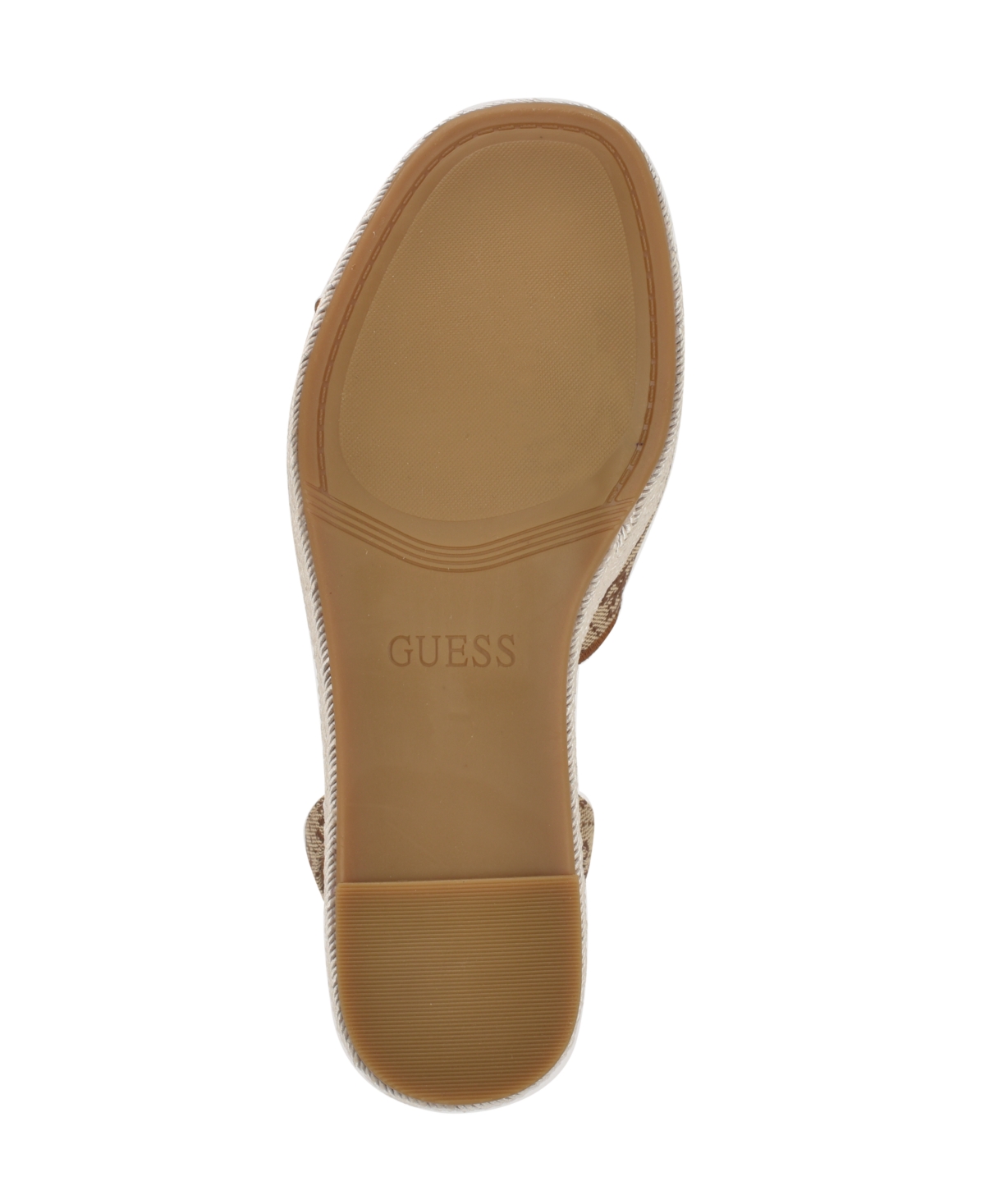 Shop Guess Women's Tanveey Quattro G Cut-out Platform Espadrille Wedge Sandals In Medium Brown Logo
