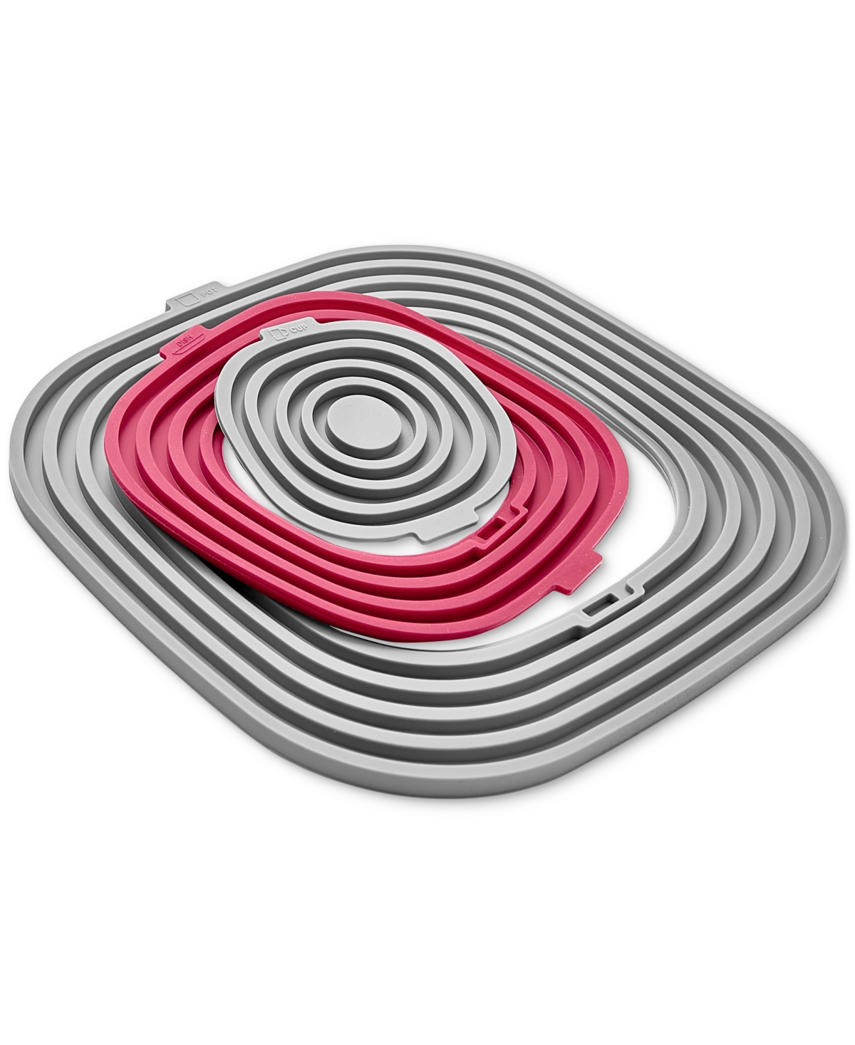 Macy's The Cellar 3-in-1 Silicone Trivet, Exclusively At  In Red
