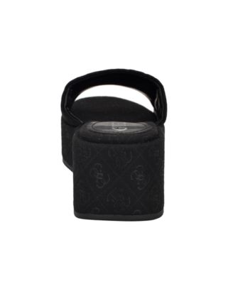 Bintai Platform Slide Casual Wedge Sandals