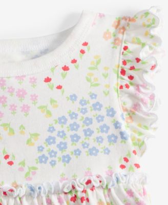 Baby Girls Flower Garden Printed Dress, Exclusively at Macy's