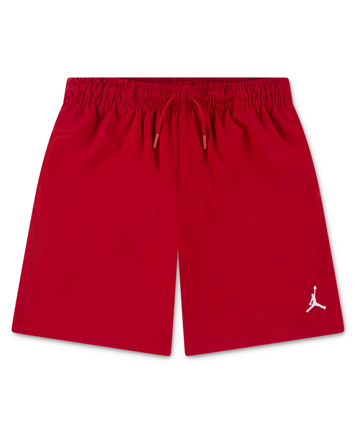 Jordan Big Boys Jumpman Woven Play Shorts In Gym Red