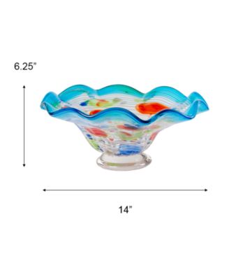 6.25" Villa Newport Art Glass Bowl