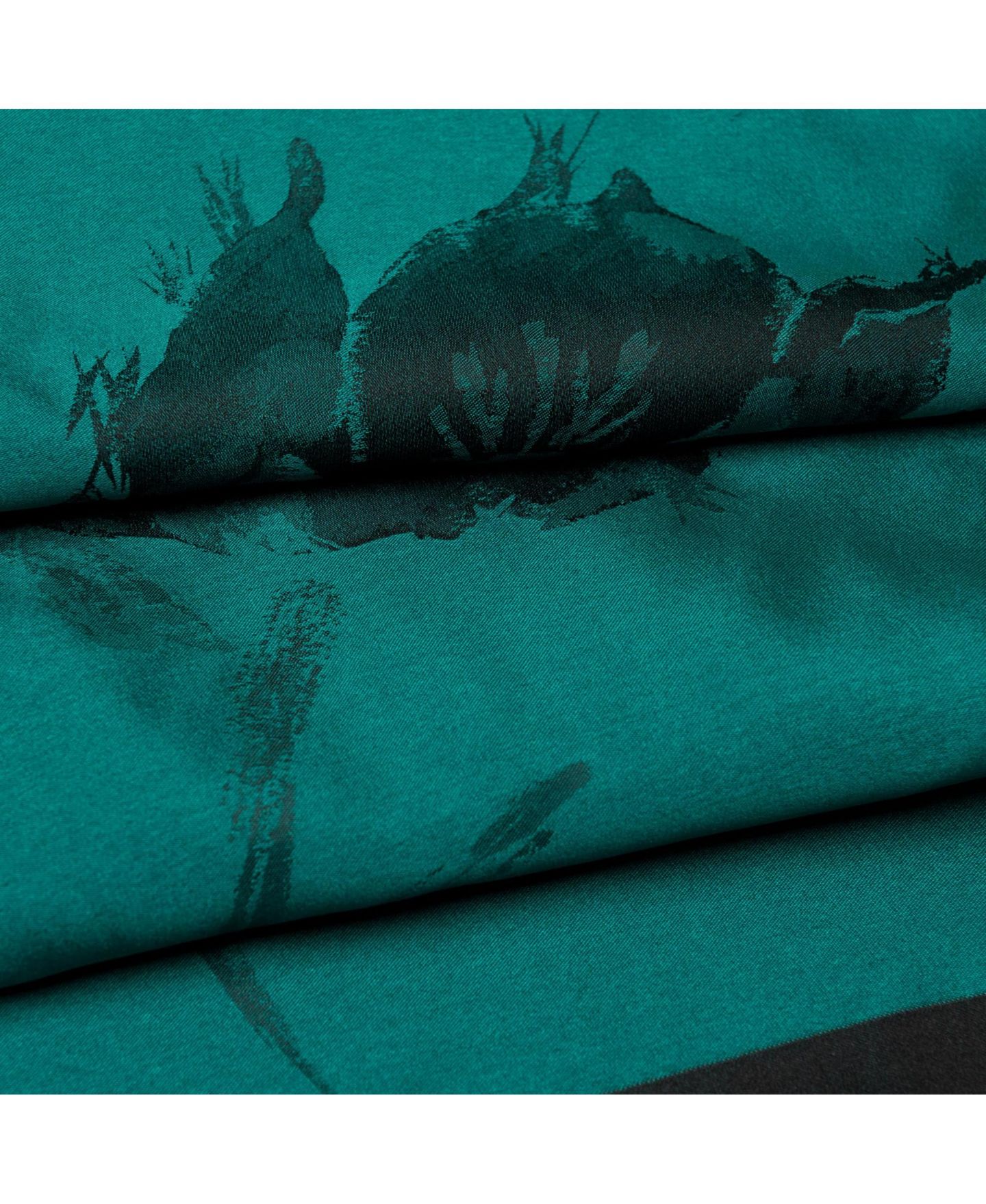 Женский шарф Elizabetta Fortuna - Silk Scarf/Shawl for Women, цвет: Изумрудный зелёный — фото 9