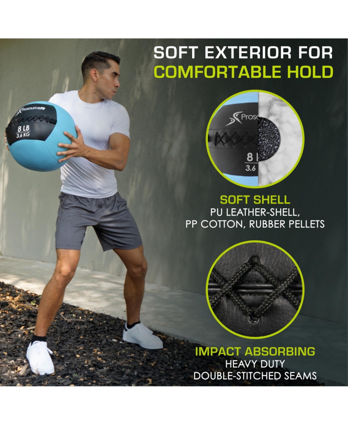 ProsourceFit Soft Medicine Ball