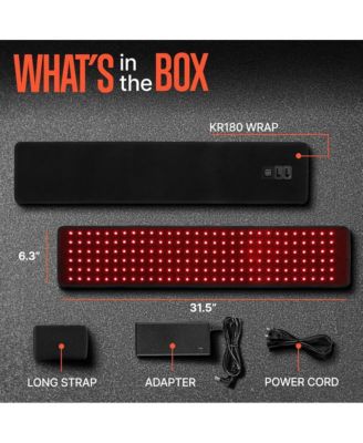 Wearable Light Therapy Wrap with Infrared & Red Light, Timer Control