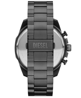 Men's Mega Chief Slim Quartz Chronograph Gray Stainless Steel Watch, 48mm