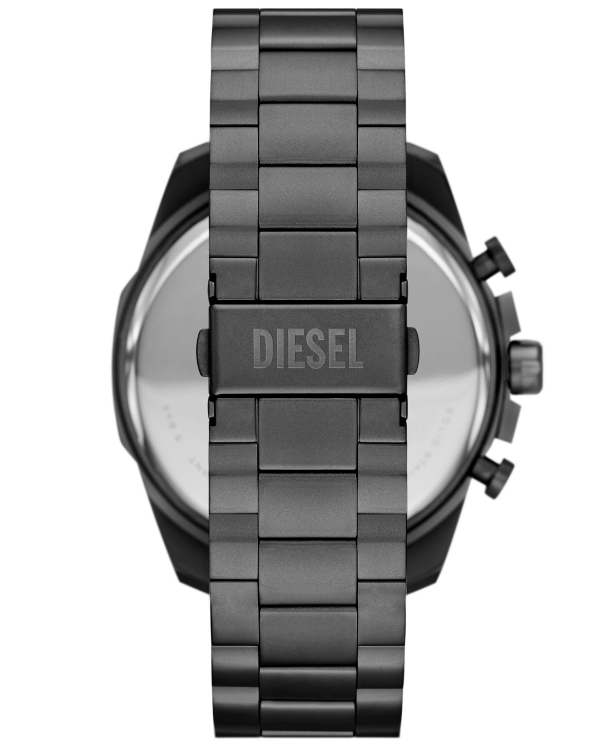 Diesel Men's Mega Chief Slim Quartz Chronograph Gray Stainless Steel Watch, 48mm In Gray