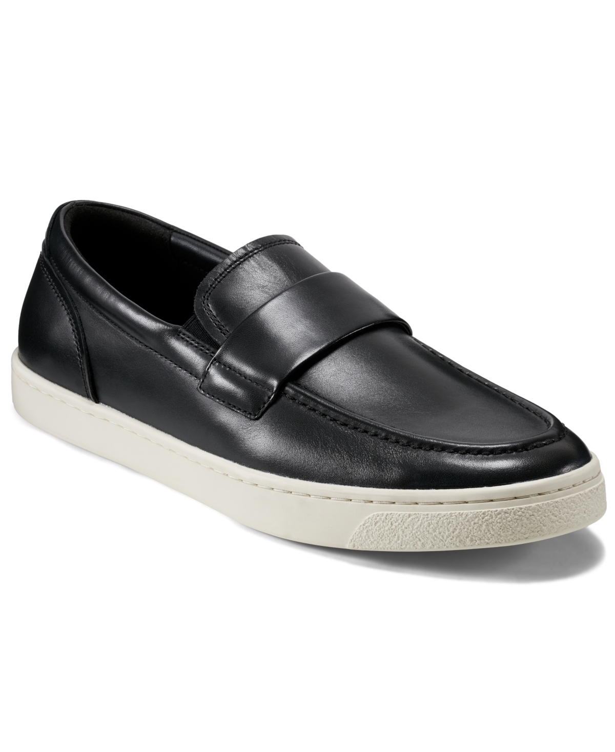 Men's Reller Casual Slip-On Flat Loafers - Dark natural leather