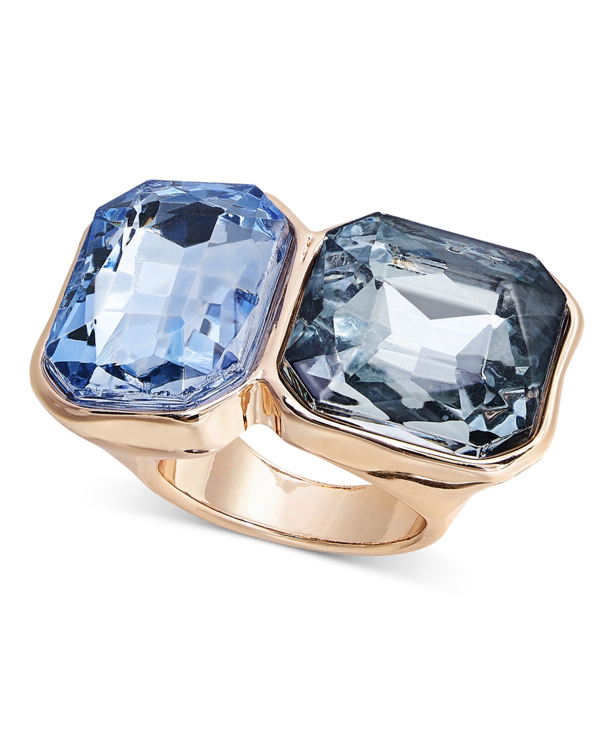 Gold-Tone Color Stone Statement Ring, Exclusively at Macy's - Turquoise