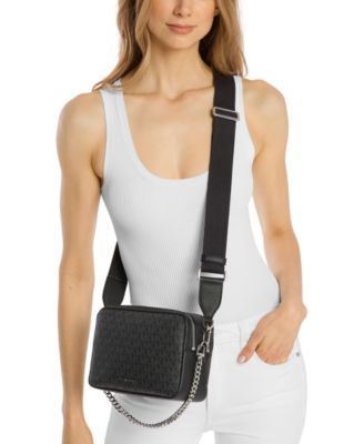Bryant Medium Double Zip Chain Camera Crossbody Bag