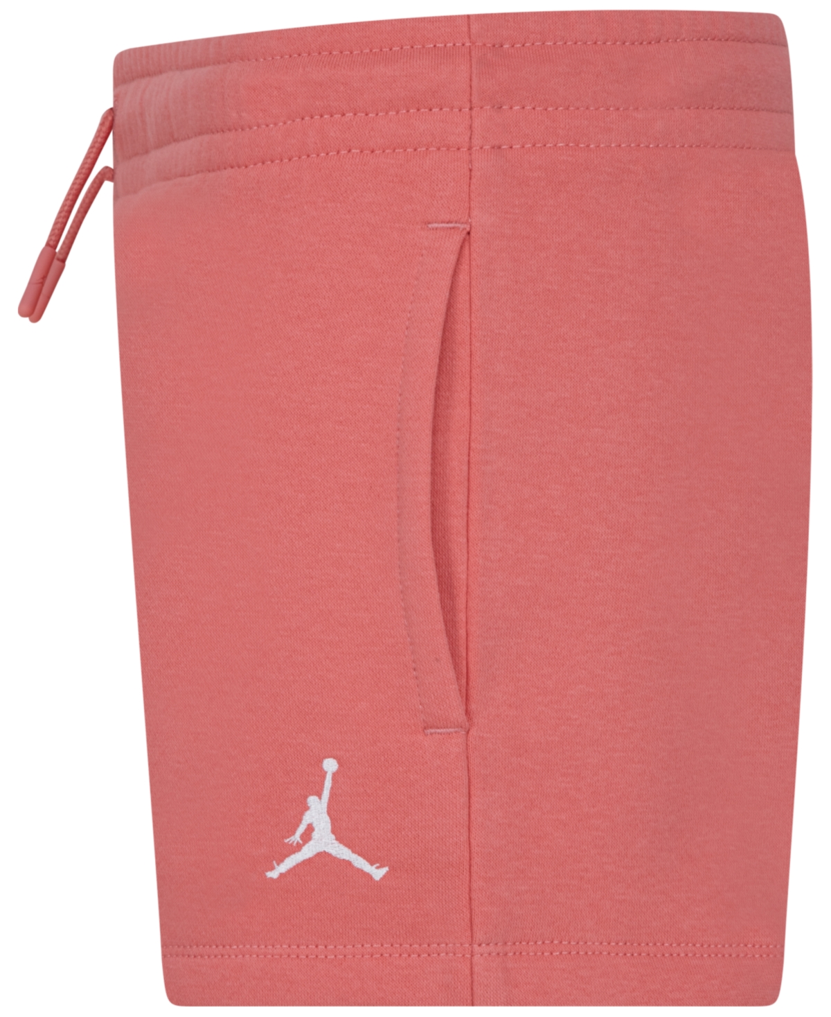 Shop Jordan Big Girls Brooklyn Essentials Shorts In Pink Salt