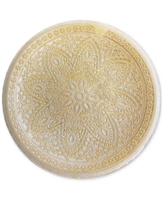 Divine Gold Glass Charger Plates, Set of 4