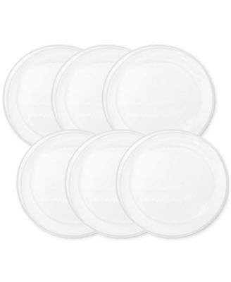 Elite Gold Glass Charger Plates, Set of 6