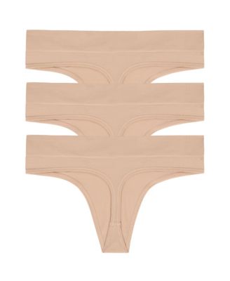 Women's Seamless Litewear Thong Underwear 3 Pack DK5016NP3