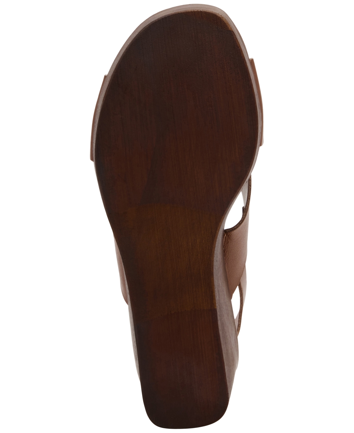 STEVE MADDEN WOMEN'S GALAXY WOODEN PLATFORM WEDGE SANDALS 