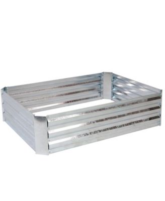 Steel Raised Garden Bed with Greenhouse Cover - Green