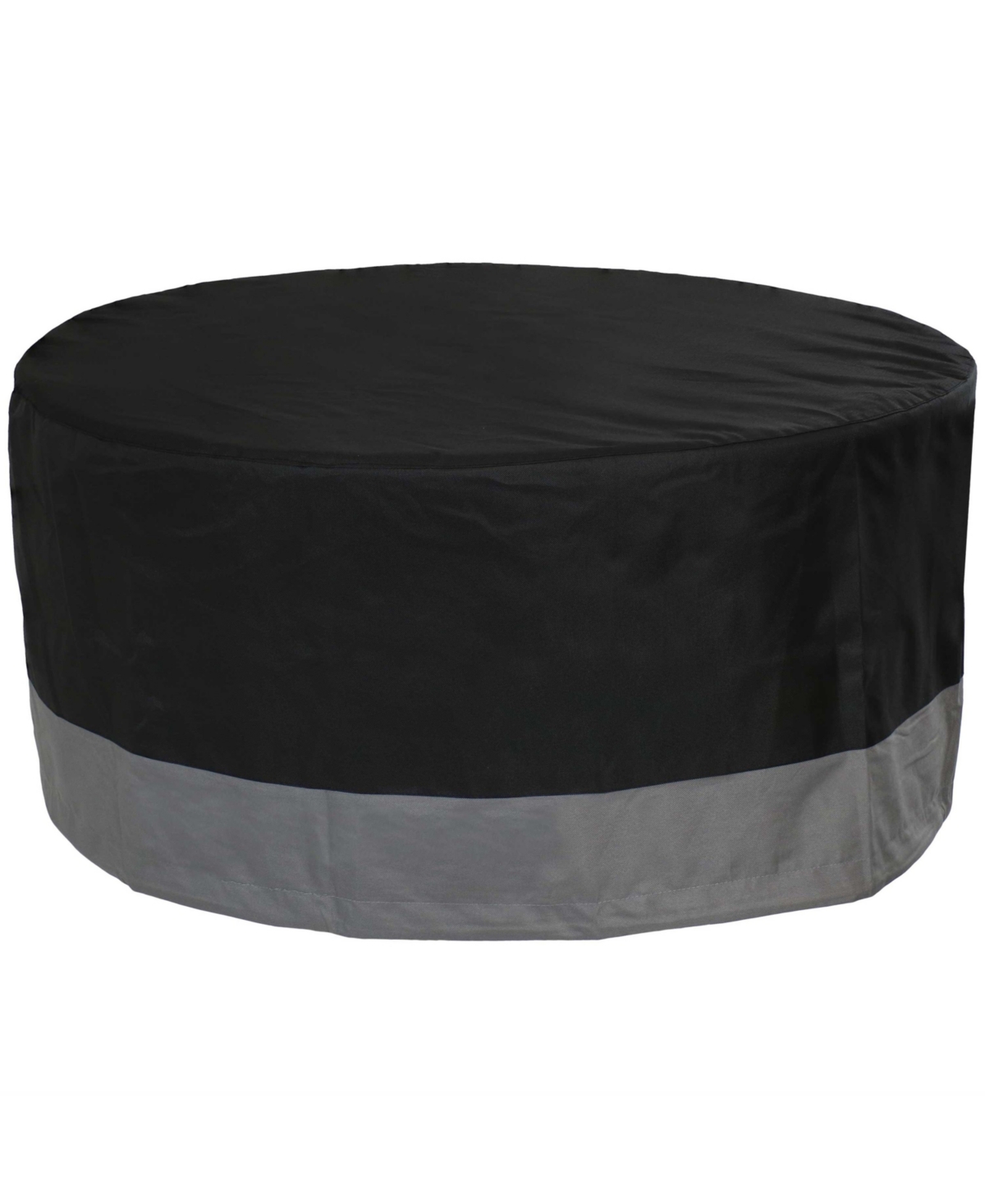 Outdoor Heavy-Duty Weather-Resistant 300D Polyester Round Fire Pit Cover