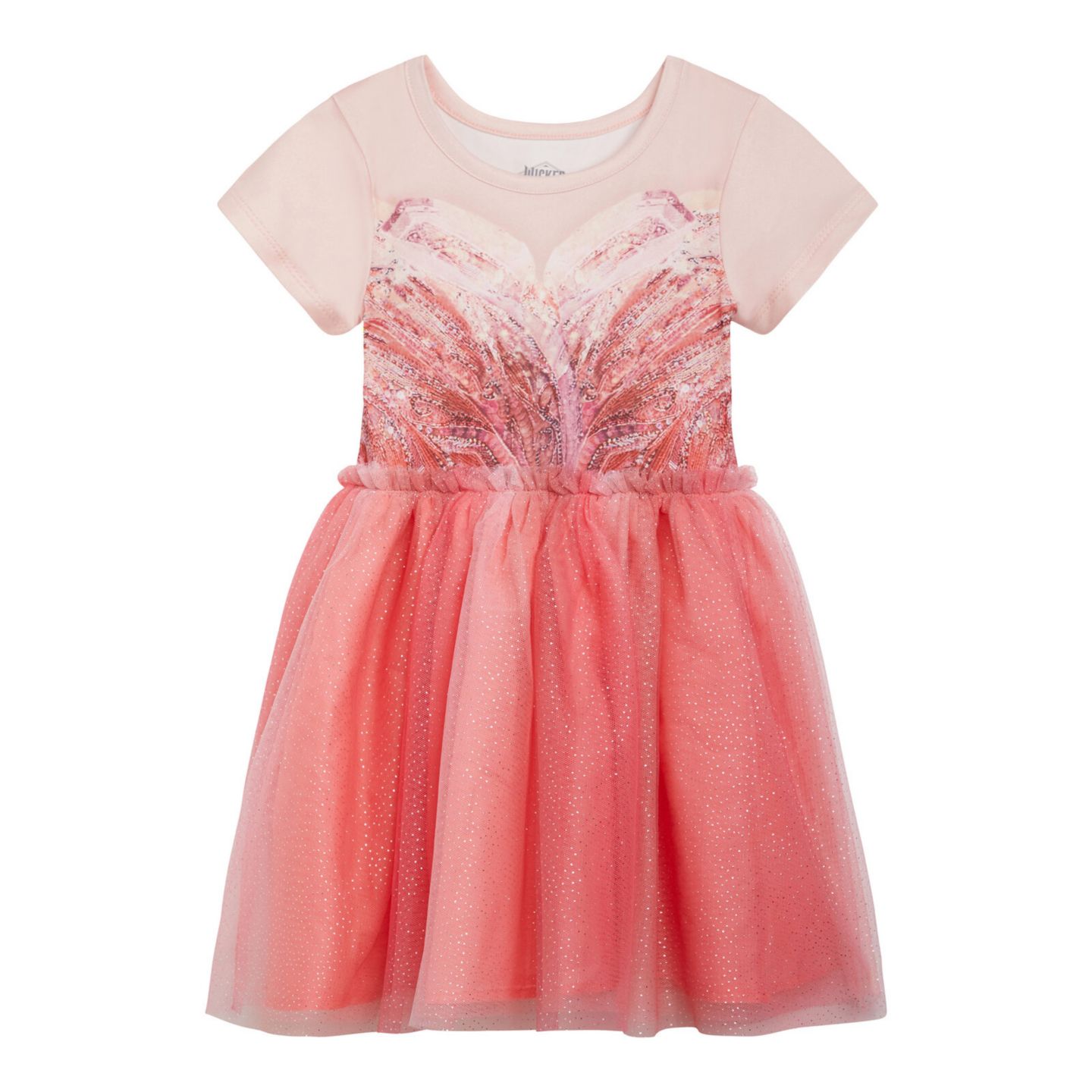 Платье Wicked Universal Studios Cosplay Tulle Dress для девочек-малышей, цвет: Розовый — фото 1