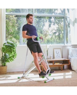 SMART Green Upright Row-N-Ride & Squat Assist Machine w Free SunnyFit App via Bluetooth
