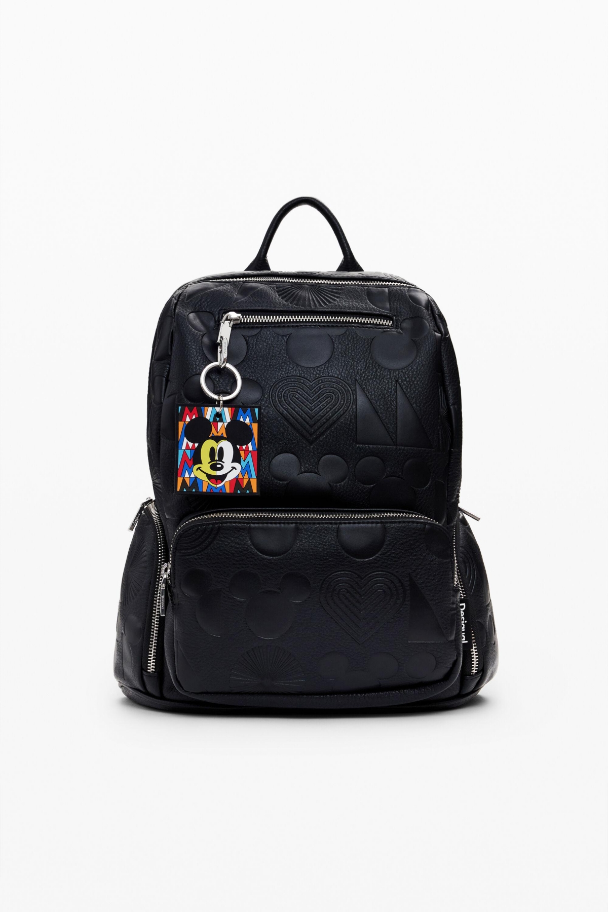 Women's Mickey Mouse embossed backpack - Black