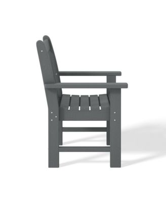 Outdoor Patio HDPE Adirondack Dining Arm Chair