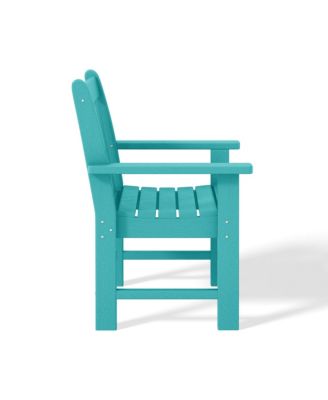 5-Piece HDPE Outdoor Patio Chair and Square Table Dining Set